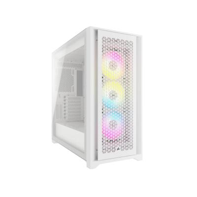 Caja Semitorre Atx 5000d Rgb Airflow Tg White Corsair