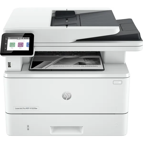 Multifunción Láser Monocromo HP Laserjet Pro 4102FDW WiFi/ Fax/ Dúplex/ Blanca