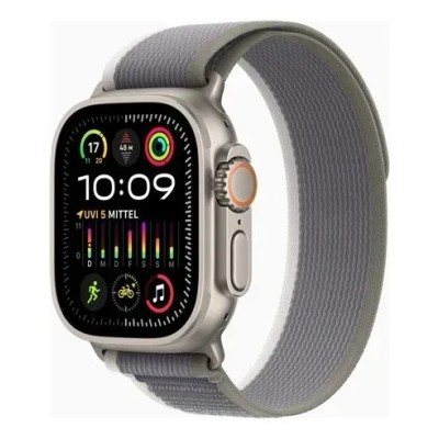 Apple Watch Ultra 2 con Correa Loop Trail Verde/Gris M/L