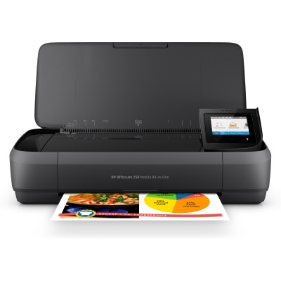 Multifunción Portátil HP Officejet 250 Mobile AIO WiFi/ Negra