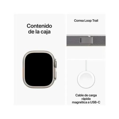 Apple Watch Ultra 2 con Correa Loop Trail Verde/Gris M/L