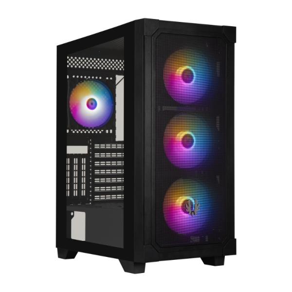 Caja Semitorre Atx Graph F-rgb Black Bitfenix