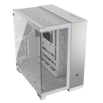 Caja Semitorre Atx 6500x Tg White/satin Gray Aluminum Corsair