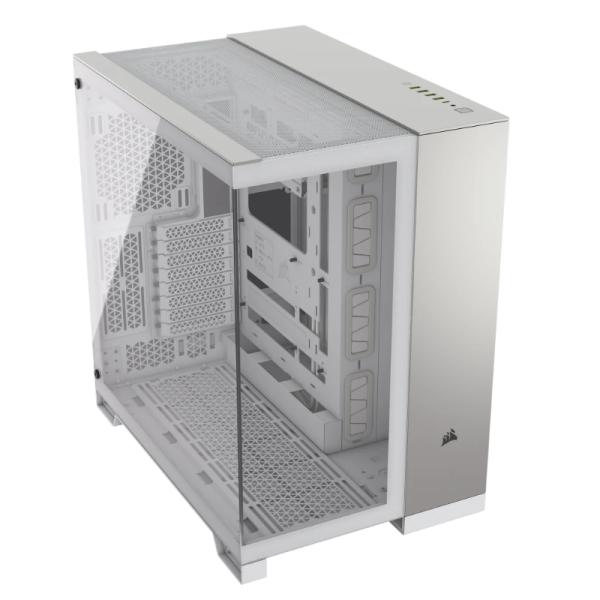 Caja Semitorre Atx 6500x Tg White/satin Gray Aluminum Corsair