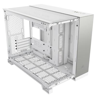 Caja Microatx 2500x Tg White/satin Gray Aluminum Corsair