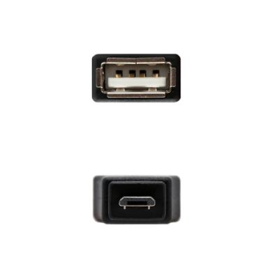 Adaptador Usb 2.0 Tipo A/h-microusb B/m Nanocable