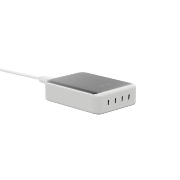 Cargador Escritorio 4xusb-c 240w Gan2 Plata Linq