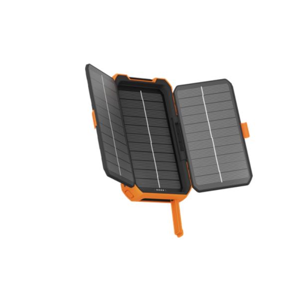 Power Bank Rugerizado De Energia Solar Xr-203 10000mah Negro/naranja Xtorm