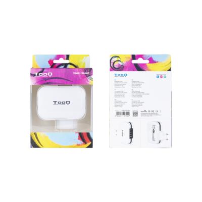 Cargador Pared/viaje Usb 4xusb (6.8a) Blanco Tooq