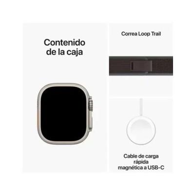 Apple Watch Ultra 2 con Correa Loop Trail Azul/Negro S/M