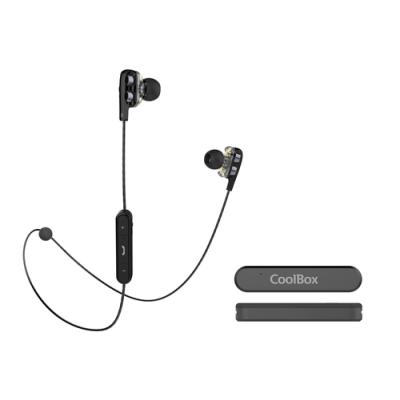 Auricular Bluetooth Cooltwin Negro Coolbox