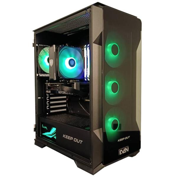 Pc Even Gaming Intel  I5 14400/ Rtx 4060/ 32gb/ 1tb Nvme Xc-901