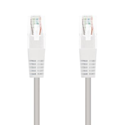 Cable De Red Latiguillo Rj45 Cat.5e Utp Awg24 0.5 M Blanco