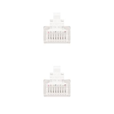 Cable De Red Latiguillo Rj45 Cat.5e Utp Awg24 0.5 M Blanco