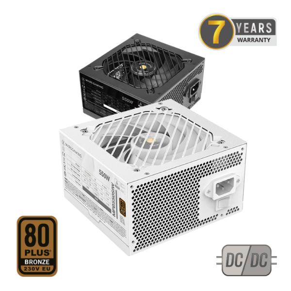 Fuente Alim. 550w Si 80+ Blanco Mars Gaming