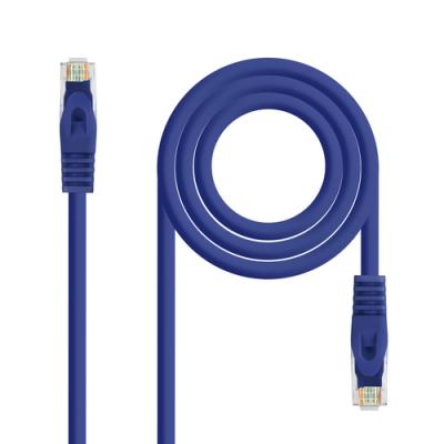 Cable De Red Latiguillo Rj45 Utp Cat6a Awg24 0.5 M Azul