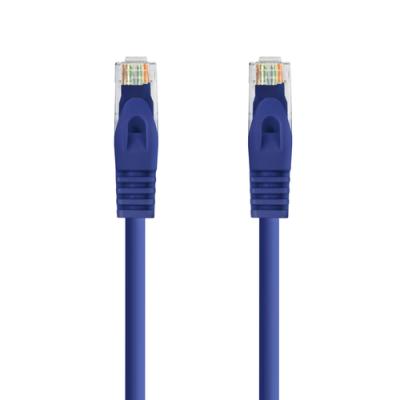 Cable De Red Latiguillo Rj45 Utp Cat6a Awg24 0.5 M Azul