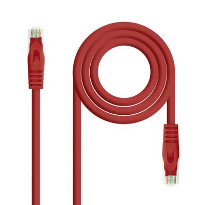 Cable De Red Latiguillo Rj45 Utp Cat6a Awg24 0.5 M Rojo