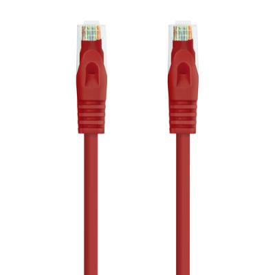 Cable De Red Latiguillo Rj45 Utp Cat6a Awg24 0.5 M Rojo