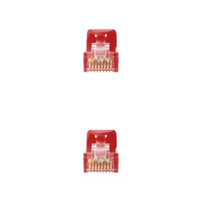 Cable De Red Latiguillo Rj45 Utp Cat6a Awg24 0.5 M Rojo