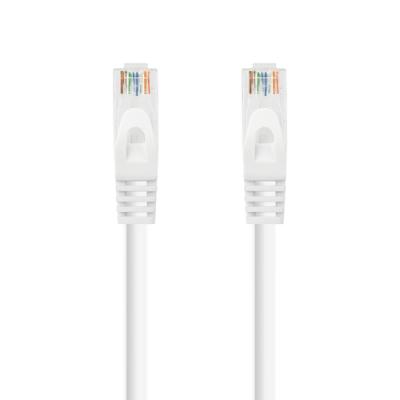 Cable De Red Latiguillo Rj45 Utp Cat6a Awg24 0.5 M Blanco