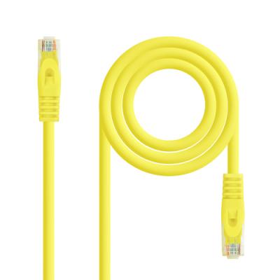 Cable De Red Latiguillo Rj45 Utp Cat6a Awg24 0.5 M Amarillo