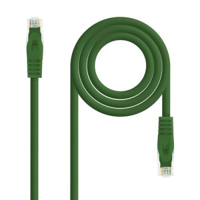 Cable De Red Latiguillo Rj45 Utp Cat6a Awg24 1 M Verde Nanocable