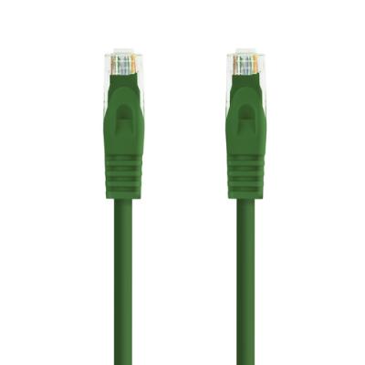 Cable De Red Latiguillo Rj45 Utp Cat6a Awg24 1 M Verde Nanocable