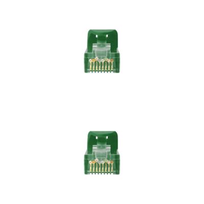 Cable De Red Latiguillo Rj45 Utp Cat6a Awg24 1 M Verde Nanocable