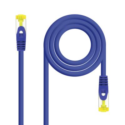 Cable De Red Latiguillo Rj45 Sftp Cat6a Awg26 0.5 M Azul