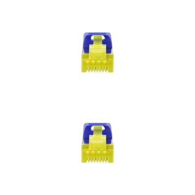 Cable De Red Latiguillo Rj45 Sftp Cat6a Awg26 0.5 M Azul