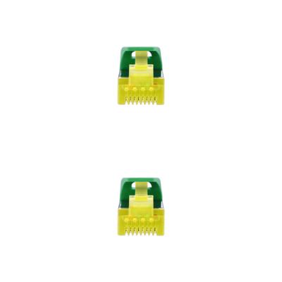 Cable De Red Latiguillo Rj45 Sftp Cat6a Awg26 0.5 M Verde