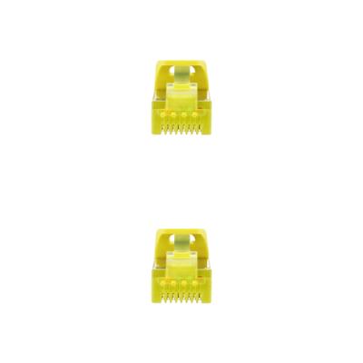 Cable De Red Latiguillo Rj45 Sftp Cat6a Awg26 0.5 M Amarillo