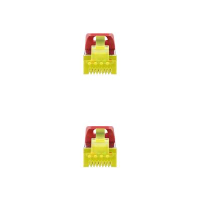 Cable De Red Latiguillo Rj45 Sftp Cat6a Awg26 1 M Rojo Nanocable