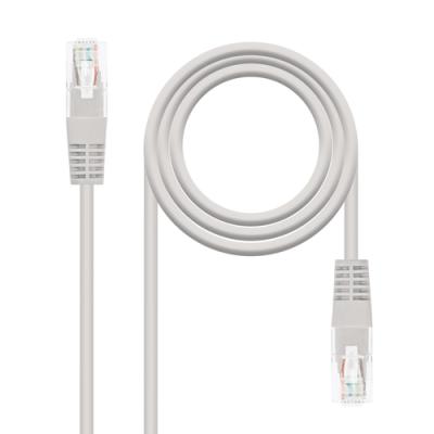 Cable De Red Latiguillo Rj45 Utp Cat6 Awg24 Lszh 1 M Gris