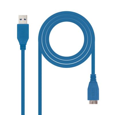 Cable Extension Usb 3.0 Tipo A/m-micro-b/m Azul 1m Nanocable