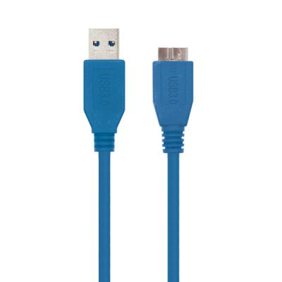 Cable Extension Usb 3.0 Tipo A/m-micro-b/m Azul 1m Nanocable