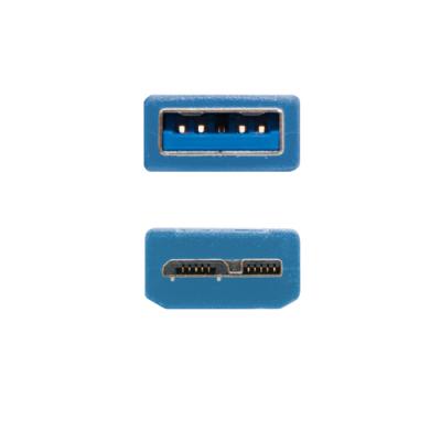 Cable Extension Usb 3.0 Tipo A/m-micro-b/m Azul 1m Nanocable