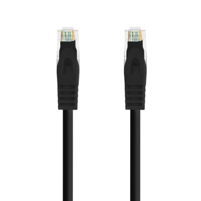 Cable De Red Latiguillo Rj45 Utp Cat6a Awg24 Lszh 0.25 M Negro