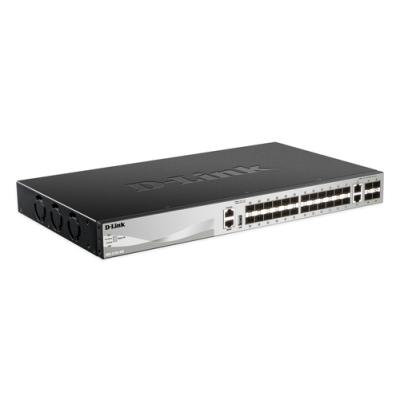 D-link Switch 24 Puertos 1gbit W/2 10 Gbit Eth +2 10 Gbit Sfp+