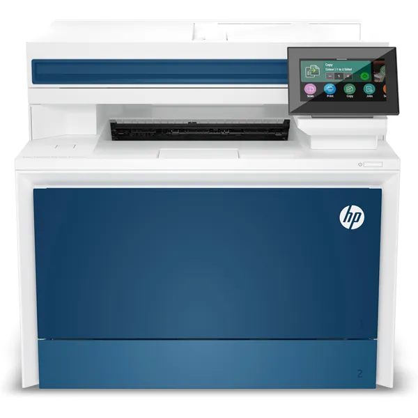 Multifunción Láser Color HP LaserJet Pro 4302fdw/ WiFi/ Fax/ Dúplex/ Blanca y Azul