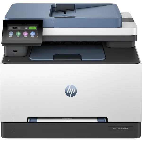 Multifunción Láser Color HP LaserJet Pro MFP 3302FDN Fax/ Dúplex/ Blanca y Azul