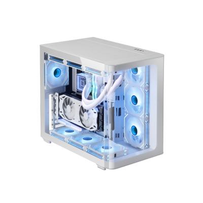 Caja Gaming Semitorre Mars Gaming MC-FUSION/ Blanca