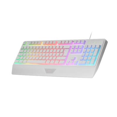 Teclado Gaming SemiMecánico Mars Gaming MK124/ Blanco