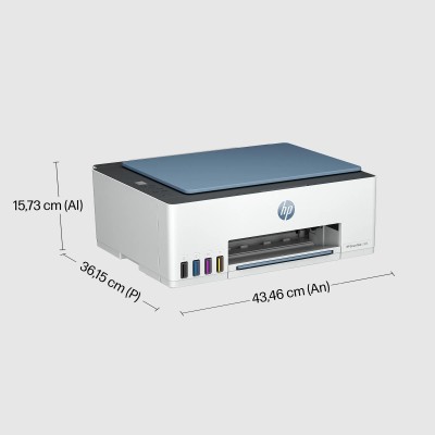 Multifunción Recargable HP Smart Tank 5106/ WiFi/ Fax Móvil/