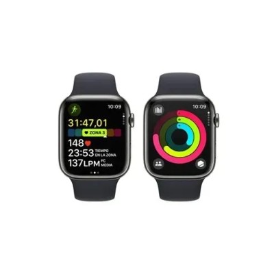 Apple Watch Series 9 (GPS + Cellular) 45mm aluminio plateado