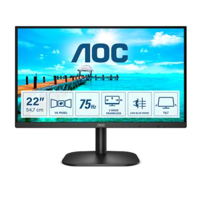 Monitor AOC 22B2DA 21.5'/ Full HD/ Multimedia/ Negro