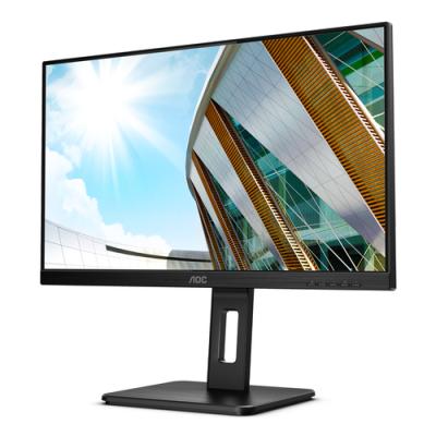 Monitor Profesional AOC 24P2Q 23.8'/ Full HD/ Multimedia/ Negro