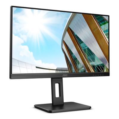 Monitor Profesional AOC 24P2Q 23.8'/ Full HD/ Multimedia/ Negro