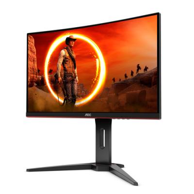 Monitor Gaming Curvo AOC C24G1 23.6'/ Full HD/ Negro